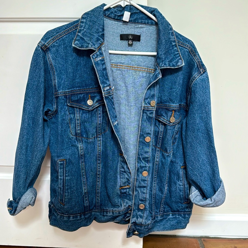 oversized denim jacket